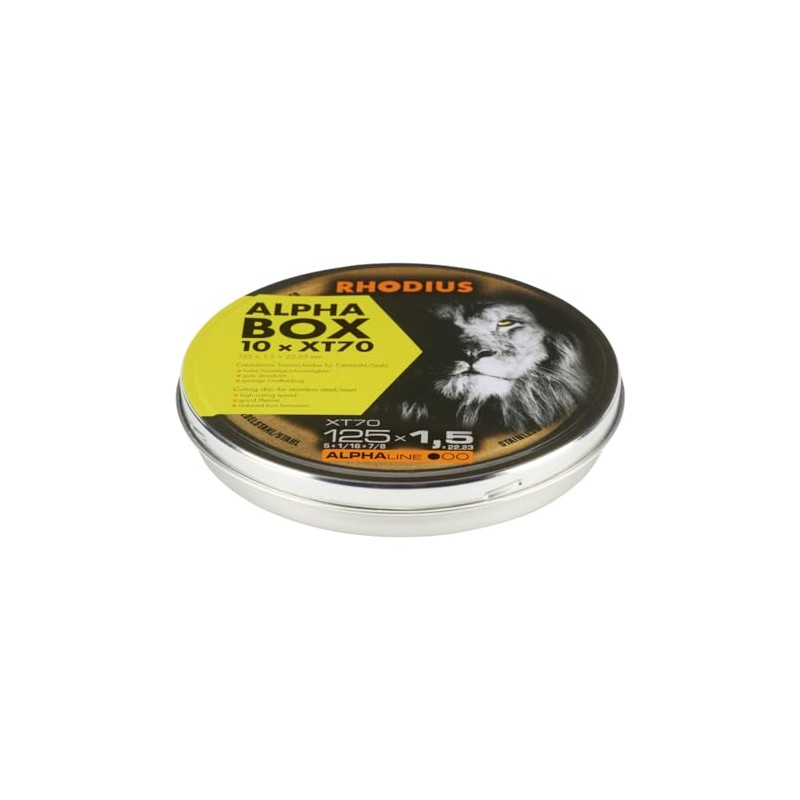 RHODIUS XT70 | Pack of 10 | Diameter 125 mm