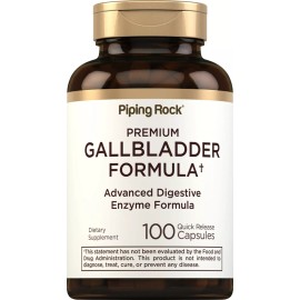 Piping Rock Gallbladder Formula | 100 Capsules | Non-GMO Supplement | by Piping Rock