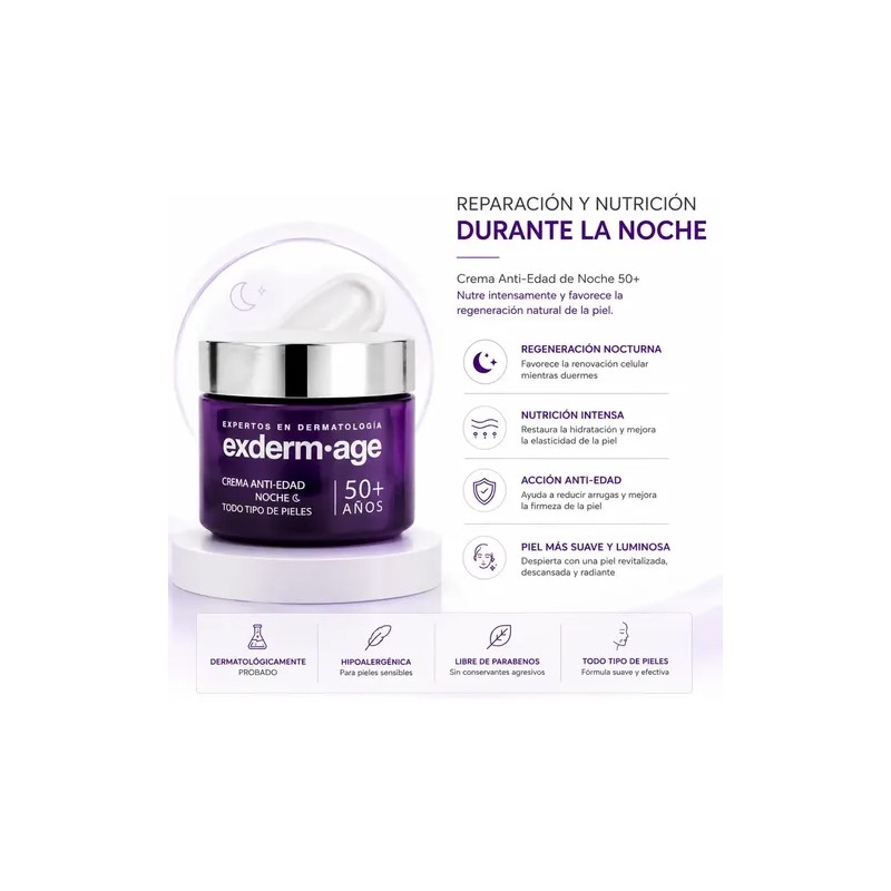 Kit Exderm Age Antiedad Crema Dia + Noche + Contorno