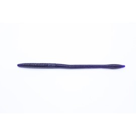 Zoom Trick Worm-Pack of 20 (Black Grape, 6.75-Inch)