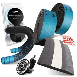 Handlebar Tapes, Cycling Handlebar Tape, Bicycle Handlebar Tape, Handlebar Tapes with End Plugs, Bicycle Handlebar Tape for MTB Road Bike, Bicycle Handlebar Tape, Non-Slip and Shock-Absorbing Grip