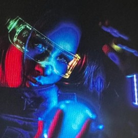 LED Glasses for Fashionable Eye Protection - Color: Butterfly Frame