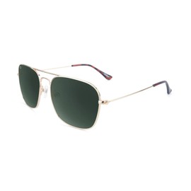 Mount Evans Sunglasses Gold / Aviator Green