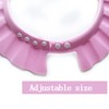 Baby Shower Cap Soft Adjustable Baby Bath Head Cap Visor