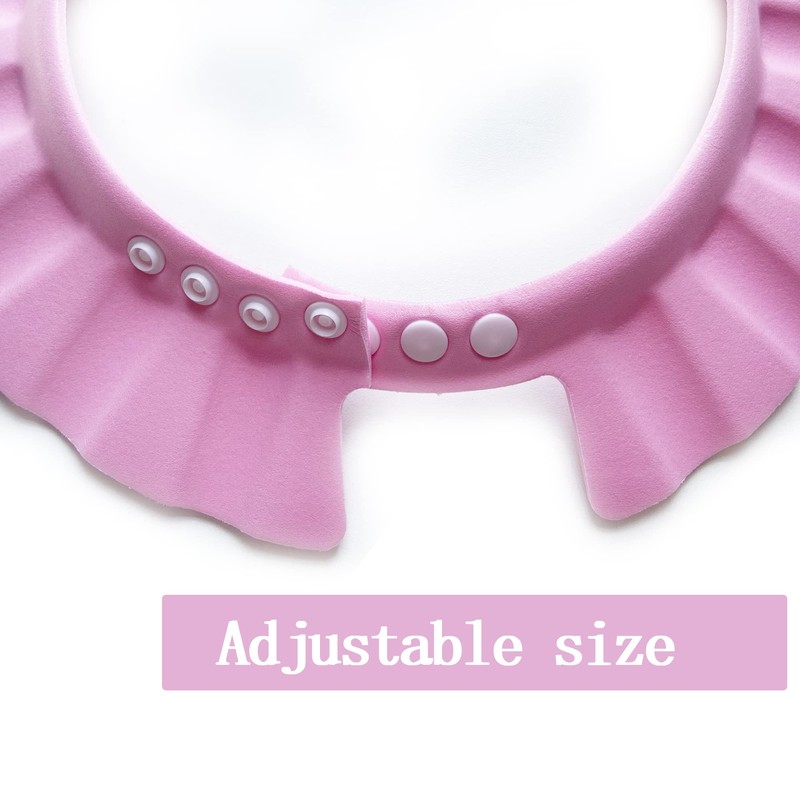 Baby Shower Cap Soft Adjustable Baby Bath Head Cap Visor