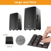 Rubber Feet for Electronics-Adhesive Rubber Feet 16PCS, Black Rubber Bumpers