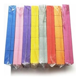 Lucky Day Mini Lima Para Uñas 50 Piezas Colores Variados Rectangular
