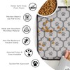 Bone Dry Machine Washable, Ultra Absorbent Pet Mat, 12x18, Aqua/Off-White