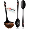 DI ORO Silicone Ladle & Spoons for Cooking – Large