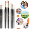 12 Piece Paint Brush Set, Premium Artist Brush, Watercolour Brush