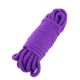 Wolike 10 Meters Long Ropes 7mm Thickness,Camping Rope,Garden, Boating, Pets,Climbing rope,Multi Purpose Utility Ropes (Purple, 10)