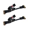 Mytee Products 1'' x 12' Retractable Ratchet Straps for E-Track
