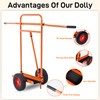 AIWFL Panel Dolly with Handle Heavy Duty Door Slab Dolly
