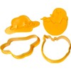 KAKUSE Sanrio Gudetama Cookie Cutter Set of 2 with Stamp