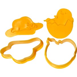 KAKUSE Sanrio Gudetama Cookie Cutter Set of 2 with Stamp Kitchen