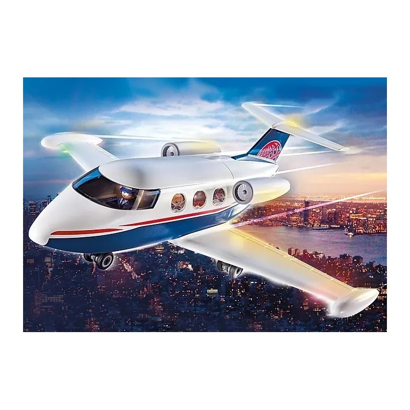 Figura Armable Playmobil City Life Private Jet 45 Piezas 3+