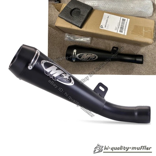 Unbranded For Kawasaki Ninja ZX6R ZX636 2009-2023 Exhaust System Slip-on