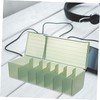 LABRIMP Desktop Cable Management Box Slots Wire Organizer for Cords
