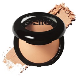 Saie Slip Tint Baked Setting Powder - Translucent Powder for Face Makeup with a Natural-Radiant Finish - Blurs, Brightens & Smooths Complexion - Translucent 3 - Medium to Tan (0.24 oz)