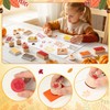 15Pcs Fall Wooden Rubber Stamps Set Autumn DIY Craft Card