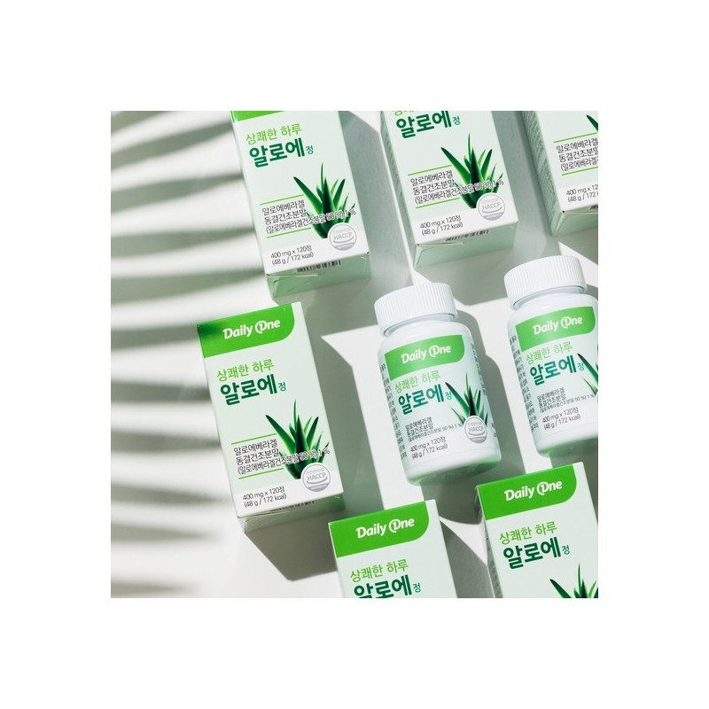Daily One Refreshing Day Aloe Tablets Aloe Vera Gel 600mg