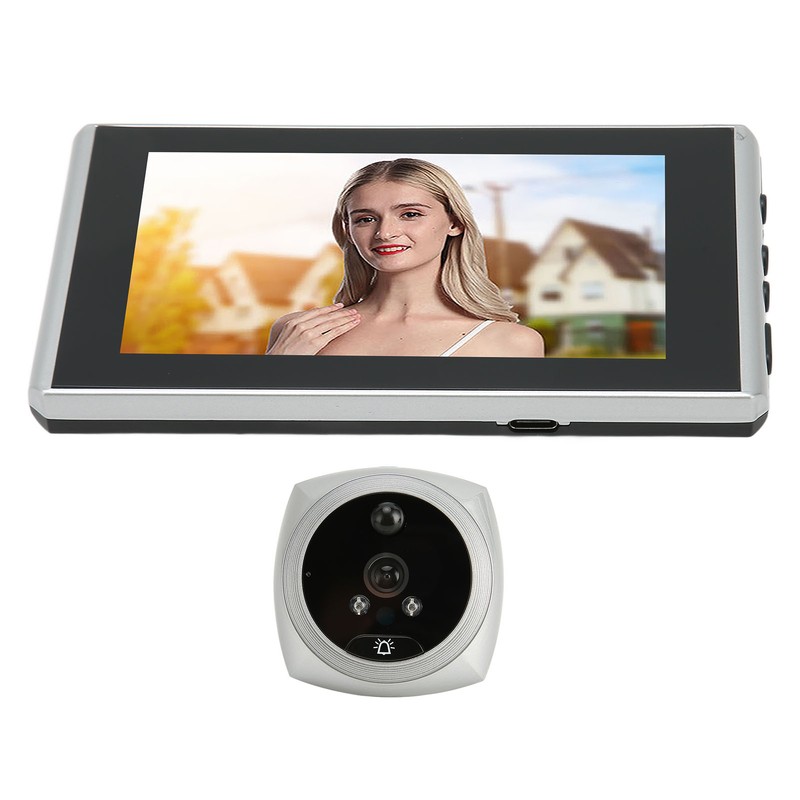 Digital Door Viewer Peephole 1080P Color Night Vision Human Body