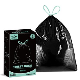 50 Pack Portable Toilet Bags, 8 Gallon Camping Toilet Bags, Toilet Waste Bags, Leak-Proof Potty Liners Trash Bags for Outdoor Camping Toilet Bucket,Traveling, RV Trip