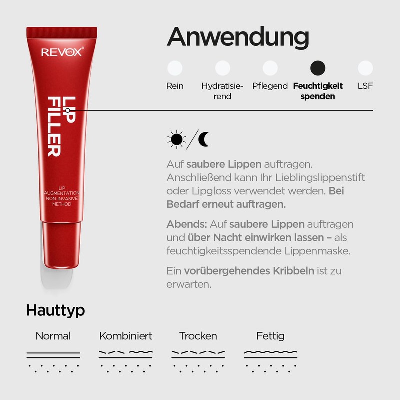 REVOX B77 Lip Filler Hyaluronic Acid 12 ml