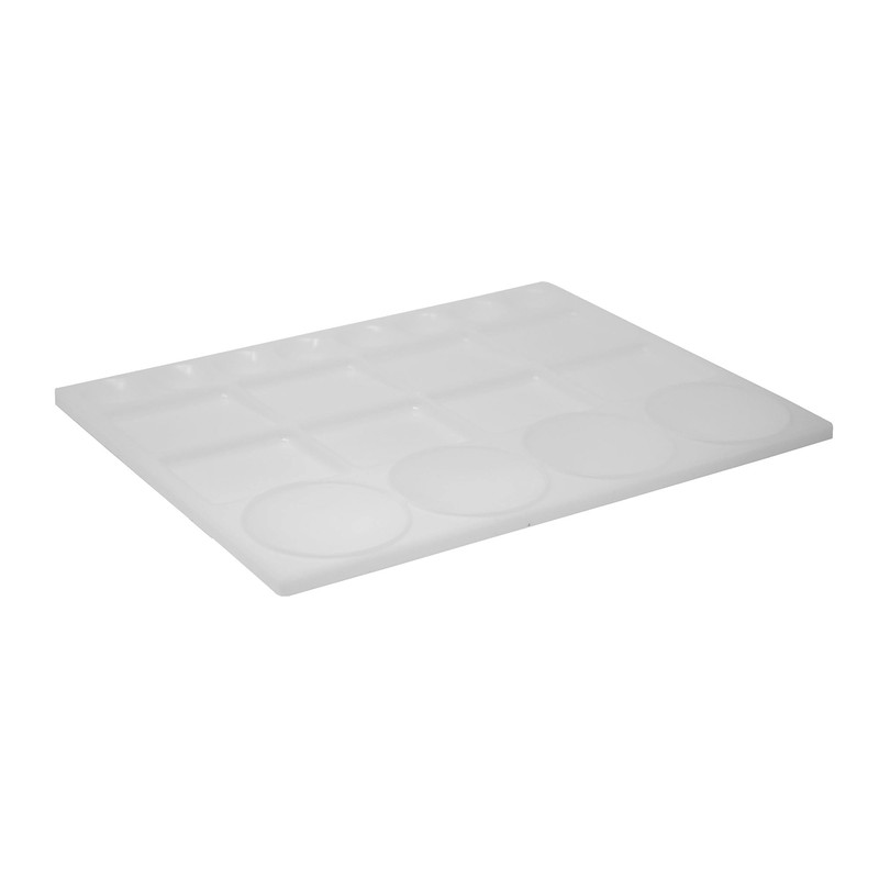 Studio 22 Large Plastic Rectangular 20 Well Painting Palette