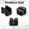 8 Pcs Jack Stand Pads, Black Rubber Cars Jack Stand