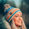YoColorado Niji Mountain Pom Beanie Multi