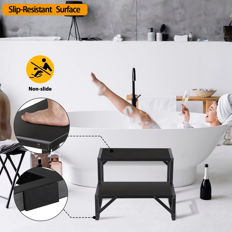 Talustool Hot Tub Step 500LBS Capacity Spa Side Step 2-Step