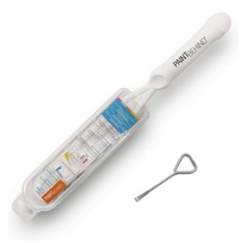 Paint Behind Toilet Tool Nylon Brush with Can Opener - Flat Paint Brush Set for Walls, Behind Toilet and Hard to Reach Areas - Painting Supplies for Home Interior Set