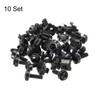 PATIKIL Rack Mount Cage Nuts M5x15mm Mounting Screws Iron Zinc
