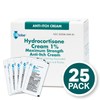 Globe (Box 25 Hydrocortisone 1% Maximum Strength Cream, (0.9g Packet)