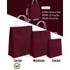 qiqee 24PCS Small Gift Bag with Handles Bulk 8.3x6 x3Inch