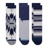 Stance Crew Tacoma Socks [3 Pack] (Medium, Navy)