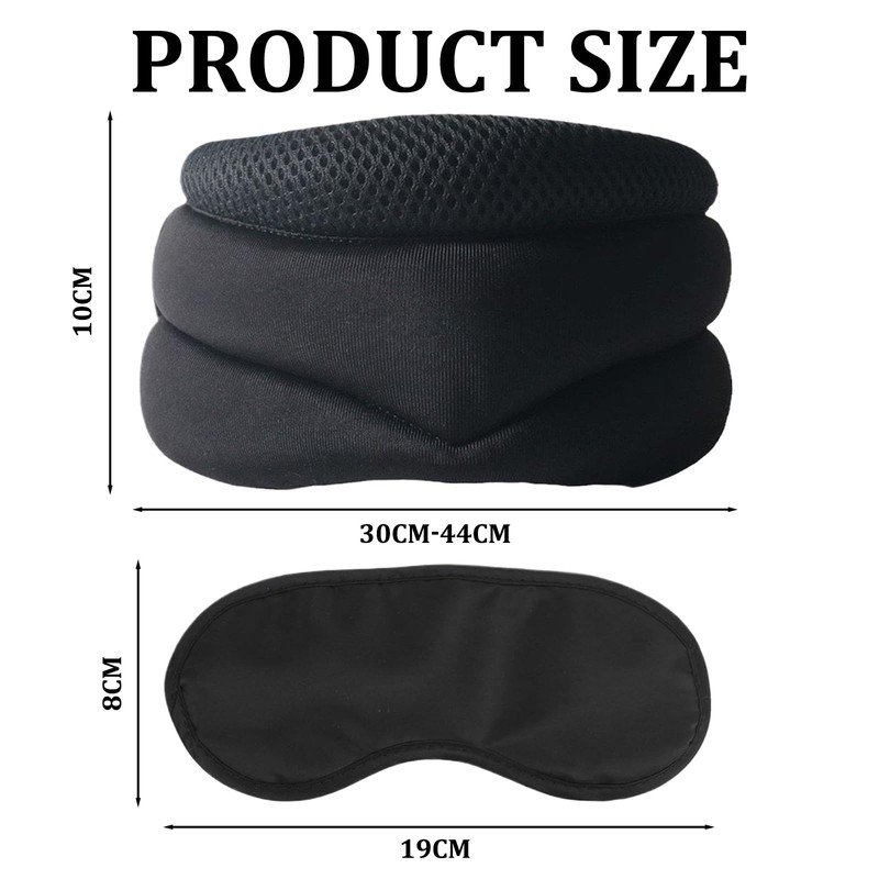 wimony Neck Support for Snoring,Adjustable Neck Brace for Sleeping,Soft and
