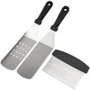 BBQ Future Universal Griddle for Gas Grill with spatula set,