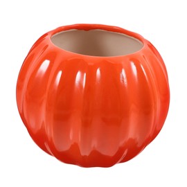 Gatuida Ceramic Pumpkin Shape Vase for Home Decor Artistic Modern Flower Vase Elegant and Durable Ceramic Decoration for Dining Table and Living Room Unique Aesthetic Design