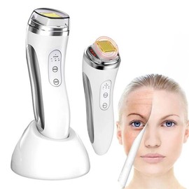 무선 주파수 얼굴 미용 리프팅 기기 도트 매트릭스 피부 탄력 RF 관리 Wireless Radio Frequency Facial Beauty Lifting Device Dot Matrix Skin Tightening RF Management [White]