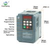 Huanyang VFD 220V 2HP 1.5KW Variable Frequency Drive Inverter Convert