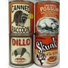 Gag Canned Meat Combo Pack II: Creamed Possum, Raccoon, Dillo