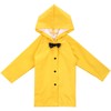 Age 2-10 Years Kids Hooded Button Down Long Jacket Bow