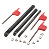 CLAHJQX Lathe Boring Bar Set 3pcs S07K/S10K/S12M Turning Boring Bar