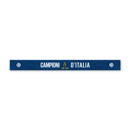 Inter - Bandana Campioni d'Italia 2025/26, Sciarpa Celebrativo Scidetto, Prodotto Ufficiale