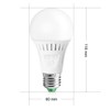 Elrigs Motion Sensor Light Bulb with Dusk to Dawn, E26