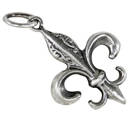 Fleur-De-Lis, Pendant Made from 925 Silver