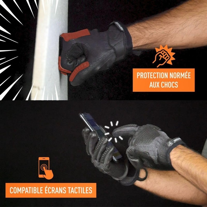 ROSTAING OPSB+ Tactical Gloves - 1 Pair Reinforced Tactical Gloves