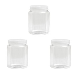 Breeders Farm Empty Container for Mycelia Bottles, 28.3 fl oz (800 cc), Clear Bottle, Plastic, Beetle, Stag Beetle, Larvae Breeding, Growth Process, Non-woven Air Filter Included, Wide Mouth Type,